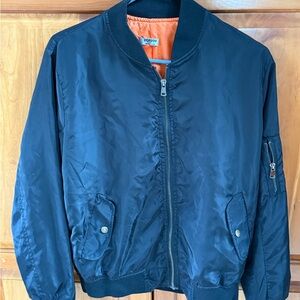 Zeagoo Black Jacket with Orange Interior